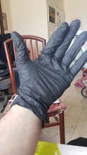 10-100 uds desechables guantes de nitrilo guantes de trabajo de preparación de alimentos de cocina guantes/cocina impermeable servicio de limpieza guantes negro