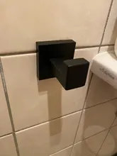 Bathroom-Hardware Clothes-Hook Single-Robe-Hook Wall-Mounted Stainless-Steel Black