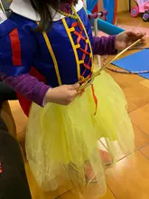 Los niños niña nieve blanco vestido de la princesa del traje bebé niños fiesta de cumpleaños de Halloween elegante vestidos para niñas vestido Cosplay + capa
