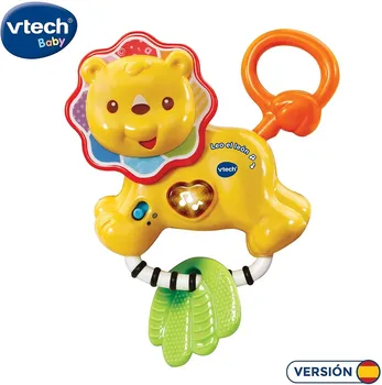 VTech- Leo the Lion rattle interactive baby teether with more than 30 melodies, songs and phrases (3480-508222)
VTech- Leo the Lion rattle interactive baby teether with more than 30 melodies, songs and phrases (3480-508222)