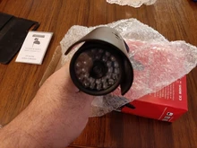 Cámara simulada vídeo cctv, cámara de vigilancia con antena wifi infrarroja LED parpadeante alimentada por batería, falsa de seguridad