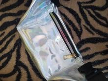 Las mujeres bolsa de correa para láser bolsa holográfica Fanny paquete de la cintura bolsa de teléfono para fiesta de viaje