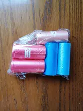 Bolsas de basura para perros y gatos, accesorio para caca de perro o mascotas, para recoger residuos degradables, Herramientas de limpieza al aire libre, 5 rollos