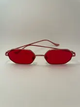 Sunglasses Vintage Retro Women Goggles Frame Lens Driver's Polygon Round Small Luxury