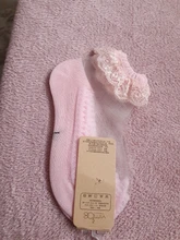 Calcetines antideslizantes con encaje de flores para bebé recién nacido, de algodón, alas de Ángel, para verano