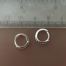 CANNER-pendientes de plata de ley 925 con micro mosaico, joyería aros para mujer, 1 par, 2021