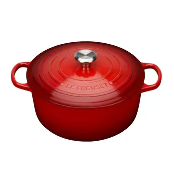 

Le Creuset Evolution casserole round cast iron, cherry red, 24 cm cookware