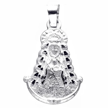 Medal 925 Sterling silver m silhouette 28mm. Virgin Dew unisex 
Medal 925 Sterling silver m silhouette 28mm. Virgin Dew unisex