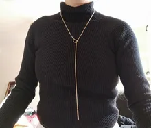 Collar Vintage para mujer, collar a la moda de Color dorado, bisutería para mujer, collares, joyería a la moda, collar con colgante tipo Boho