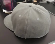 Gorras de sombreros nuevo 9 tamaños ajuste camionero York cerrado para Bill Hiphop liso de béisbol Snapback blanco plana sólida visera Brim Era