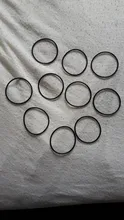 Junta tórica negra para automóvil, arandela de sellado resistente a la corrosión y al aceite, CS, 2mm, OD, 8mm ~ 100mm, NBR, goma de nitrilo redonda O de tipo redondo, 10 Uds.