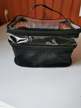 Bolsa de maquillaje transparente multifunción para viaje, organizador de artículos de tocador con diamantes de moda, resistente al agua, almacenamiento de maquillaje para mujer