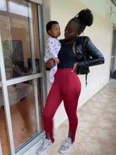 Pantalones acampanados ajustados con abertura frontal para mujer, pantalón elegante de cintura alta, Color liso, para oficina, ropa de calle