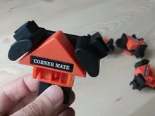 Abrazadera de ángulo recto para carpintería, clips de fijación de 90 grados en material de plástico para el refuerzo de gabinete y la conexión de reparación de muebles