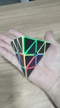 MoYu Meilong 3x3x3 pirámide Cubo mágico MoFangJiaoShi JINZITA 3x3 pegatinas de Cubo mágico Cubo rompecabezas regalo niños juguetes para niños