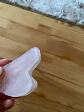 Rosa Natural Jade rodillo de la cara de masaje Gua Sha Placa de piedra de cristal de Jade masajeador de cuerpo Facial ojo rascar acupuntura Estiramiento Facial