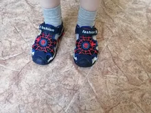 Disney niños de verano sandalias de dedo del pie cerrado niño Sandalias de spiderman ortopédicos deporte de cuero de la pu bebé niños sandalias de playa