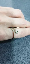 ZHOUYANG-Anillos ajustables para mujer, exquisita y bonita serpiente de circón, Color amarillo claro y dorado, regalos del anillo abiertos, joyería R072