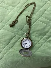 Reloj de bolsillo Retro Para hombres y mujeres, diseño de conejo, colgante, collar, regalo para niños