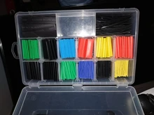 127/135/164/328/530 Uds 2:1 retráctil aislamiento Tubo Termocontraíble de alambre y cable de datos de cable cubierta protectora DIY electrónica