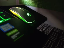 Ratón inalámbrico de 2,4 GHz ratón de ordenador jugador PC silenciosa Mause recargable ergonómico ratones LED mudo ratón de juegos para PC portátil