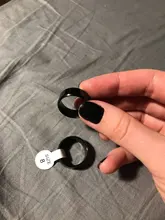 Letdiffery-anillo Simple de 8mm para hombre, anillos de dijes suaves de acero inoxidable negro, envío directo