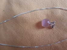 NEHZY-colgante de Plata de Ley 925 con forma de manzana y ópalo rosa, collar de 45CM de longitud