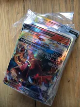 Juego de cartas de Pokemon francés para niños, juego de batalla brillante, Vmax TAG TEAM GX, Francaise V Max, 10-300 Uds.