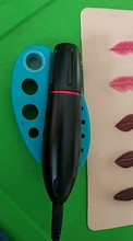 Herramienta ovalada de silicona para tatuaje, soporte para bolígrafo, pigmento Microblading, taza para tinta, máquina, maquillaje permanente, accesorios de tatuaje, nuevo