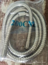 Manguera gruesa de ducha, tubería de agua blanda, cromada a prueba de explosiones, accesorios de baño, 1,5 m O 2m