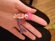 Accesorios de decoración de Acuario, accesorios para mascotas, pecera, adorno bonito de sirenita, pecera, escritorio, 1 Uds.