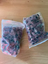 20-50 Uds Kit de tambor de lijado 80 #120 #180 # taladro clavo Bits herramientas abrasivas Dremel accesorios papel de lija mango herramientas rotativas