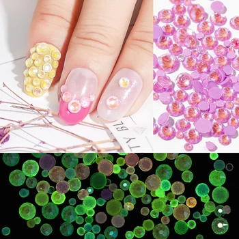 CYSHMILY 250Pcs/Pack Ins hot Fluorescent Nail Rhinestone Luminous Shiny Nail ornament Mixed loading section Nail decoration
CYSHMILY 250Pcs/Pack Ins hot Fluorescent Nail Rhinestone Luminous Shiny Nail ornament Mixed loading section Nail decoration