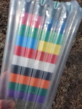 Juego de bloques de dominó de madera arcoíris para niños, juguete educativo de bloques de dominó de Color arcoíris para ordenar, para regalo de Chico, 100/300/500 Uds.