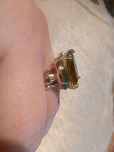 FDLK Retro de las mujeres de la joyería Vintage corte de la princesa diamante amarillo de imitación de regalo anillos de boda Banda, tamaño 5-12