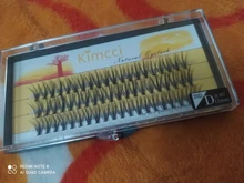 Kimcci-extensiones de pestaña de visón, 60 mechones, naturales, 3D, volumen ruso, pestañas postizas individuales, 20D racimo, maquillaje Cilios