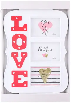 Picture Frame Photo Frame "LOVE" 14 LED 3 Picture Arts Home