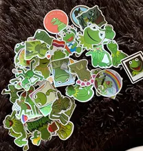 10/30/50 Uds Kermit Forg de dibujos animados pegatinas para el coche equipaje bicicleta de teléfono para motocicleta portátil teléfono nevera guitarra Cool divertido parodia