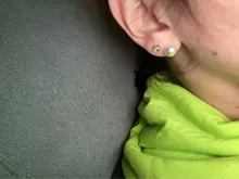 12 pares blanco perla simulada juego de pendientes para mujeres joyas oído pendientes de botón con bola de Bijouteria brincos Bijoux