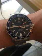 WAZ2114.BA0875-Reloj de pulsera para hombre, de cuarzo, de lujo, tonneau, Tourbillon automático, para negocios, Aquaracer