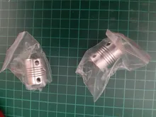 Acoplamiento Flexible de eje Z de aluminio para acoplador de Motor paso a paso, D19L25, 3mm, 4mm, 5mm, 6mm, 6,35mm, 8mm, 10mm, para impresora 3D