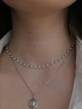 Cadena de cuentas de perlas para mujer, Gargantilla Simple de 15 estilos, collar de borla de hoja de cristal para mujer, joyería sexual de moda, accesorios para baile de graduación