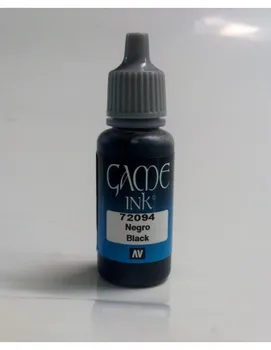 ACRYLIC PAINT GAME COLOR 17 ML BRAND VALLEJO IS IDEAL FOR FIGURES FANCY COLOR BLACK
ACRYLIC PAINT GAME COLOR 17 ML BRAND VALLEJO IS IDEAL FOR FIGURES FANCY COLOR BLACK