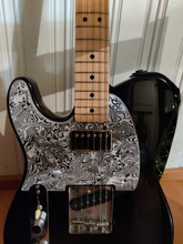 Pleroo-golpeador para guitarra con agujeros de guitarra, accesorios para guitarra americana estándar Tele Telecaster, 8 tornillos