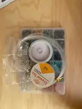 1323 Uds. Kit de cuentas de piedras preciosas irregulares con cuentas espaciadoras cierres de langosta anillos de salto elásticos para suministros de joyería DIY