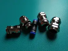 Accesorios Neumáticos Conector recto PU/PG 4-16mm OD manguera reductora 8-6mm plástico empuje en conector rápido Conexión de aire fontanería