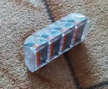 Gillette-Cuchillas de afeitar para hombre Fusion, 5 capas, cuchillas de seguridad, acero inoxidable, cuidado de la cara, 4 unidades