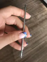 Extractor de espinillas para el cuidado de la piel, tratamiento de imperfecciones de granos, acero inoxidable, limpieza de acné, herramienta de maquillaje de agujas