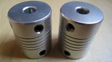 Acoplamiento Flexible de eje Z de aluminio para acoplador de Motor paso a paso, D19L25, 3mm, 4mm, 5mm, 6mm, 6,35mm, 8mm, 10mm, para impresora 3D