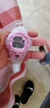 UTHAI CE35 niños reloj deportivo para niñas adolescentes chico electrónica Digital relojes reloj jalea transparente impermeable